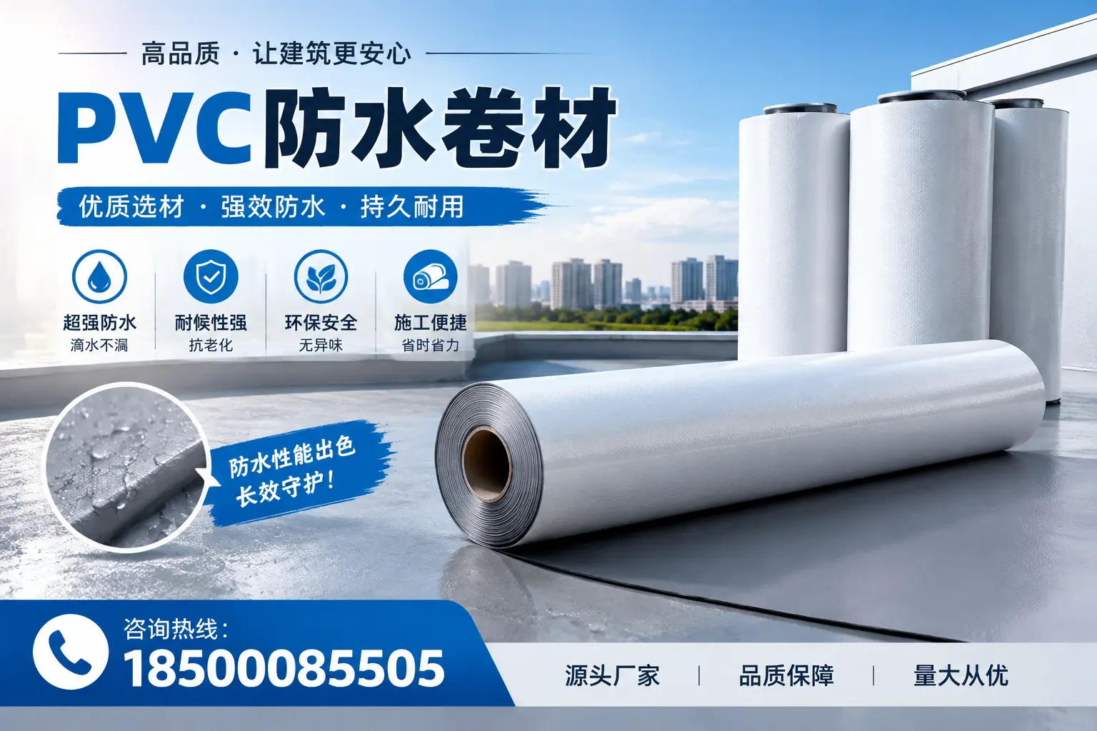 PVC防水卷材施工过程详解，确保在固原顺利完成项目